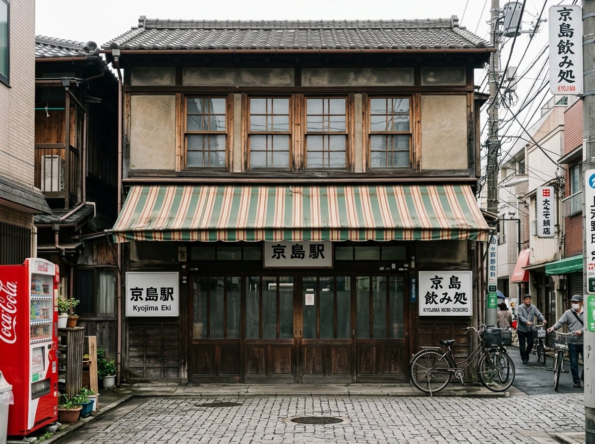 Kyojima Eki Street Facade